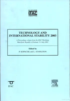 Kopacek / Stapleton |  Technology and International Stability 2003 | Buch |  Sack Fachmedien