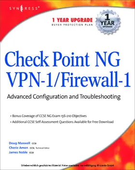 Syngress |  CheckPoint NG VPN 1/Firewall 1 | eBook | Sack Fachmedien