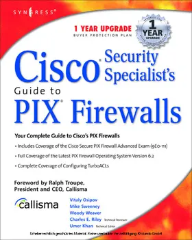 Syngress |  Cisco Security Specialists Guide to PIX Firewall | eBook | Sack Fachmedien