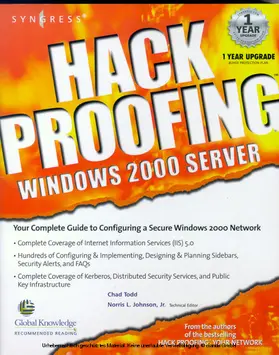 Syngress |  Hack Proofing Windows 2000 Server | eBook | Sack Fachmedien