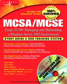 Syngress |  MCSA/MCSE Managing and Maintaining a Windows Server 2003 Environment (Exam 70-290) | eBook | Sack Fachmedien