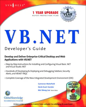 Syngress |  VB.Net Web Developer's Guide | eBook | Sack Fachmedien