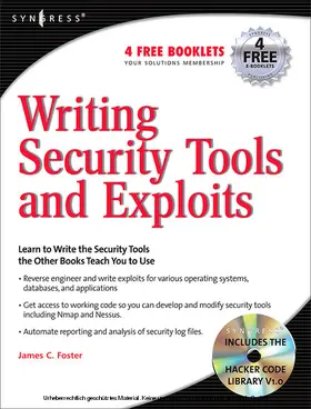 Foster |  Writing Security Tools and Exploits | eBook | Sack Fachmedien