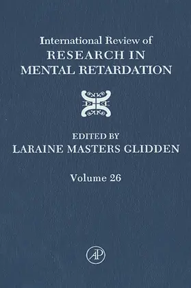 Glidden |  International Review of Research in Mental Retardation | eBook | Sack Fachmedien