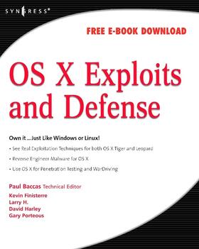 Baccas / Hurley / Finisterre |  OS X Exploits and Defense | eBook | Sack Fachmedien