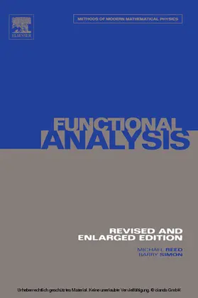 Reed / Simon |  I: Functional Analysis | eBook | Sack Fachmedien