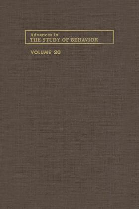 Slater / Beer |  Advances in the Study of Behavior | eBook | Sack Fachmedien