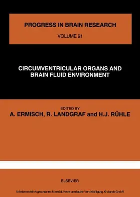 Ermisch / Landgraf / Ruhle |  Circumventricular Organs and Brain Fluid Environment | eBook | Sack Fachmedien