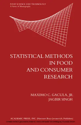 Gacula Jr. / Schweigert / Hawthorn |  Statistical Methods in Food and Consumer Research | eBook | Sack Fachmedien