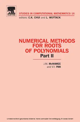 McNamee / Pan |  Numerical Methods for Roots of Polynomials - Part II | eBook | Sack Fachmedien