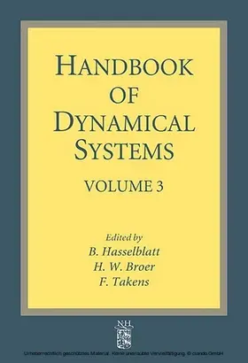 Broer / Takens / Hasselblatt |  Handbook of Dynamical Systems | eBook | Sack Fachmedien