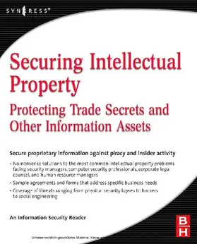 Security |  Securing Intellectual Property | eBook | Sack Fachmedien