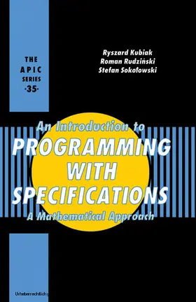 Luisa |  An Introduction to Programming with Specifications | eBook | Sack Fachmedien