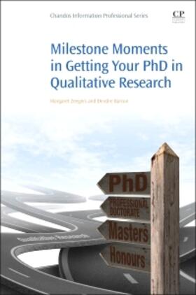 Zeegers / Barron |  Milestone Moments in Getting Your PhD in Qualitative Research | Buch |  Sack Fachmedien