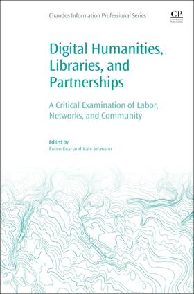 Kear / Joranson |  Digital Humanities, Libraries, and Partnerships | Buch |  Sack Fachmedien