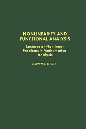 Berger |  Nonlinearity and Functional Analysis | Buch |  Sack Fachmedien