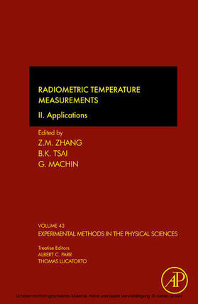 Zhang / Machin |  Radiometric Temperature Measurements | eBook | Sack Fachmedien