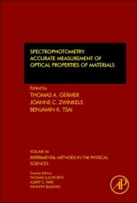  Spectrophotometry: Accurate Measurement of Optical Properties of Materials | Buch |  Sack Fachmedien