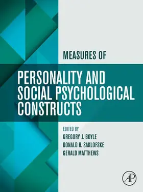 Boyle / Saklofske / Matthews |  Measures of Personality and Social Psychological Constructs | eBook | Sack Fachmedien