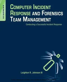 Johnson |  Computer Incident Response and Forensics Team Management | eBook | Sack Fachmedien