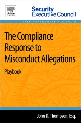 Thompson |  The Compliance Response to Misconduct Allegations | Buch |  Sack Fachmedien