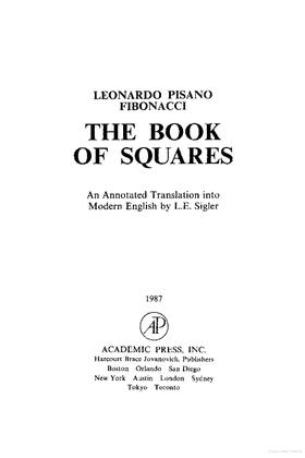 Sigler | Leonardo Pisano (Fibonacci) | Buch | 978-0-12-643130-8 | sack.de