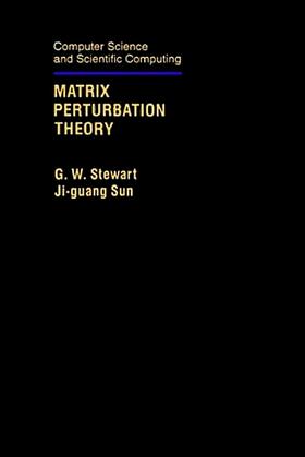 Stewart / Sun |  Matrix Perturbation Theory | Buch |  Sack Fachmedien