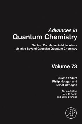 Hoggan / Ozdogan |  Electron Correlation in Molecules - AB Initio Beyond Gaussian Quantum Chemistry | Buch |  Sack Fachmedien