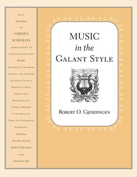 Gjerdingen |  Music in the Galant Style | Buch |  Sack Fachmedien