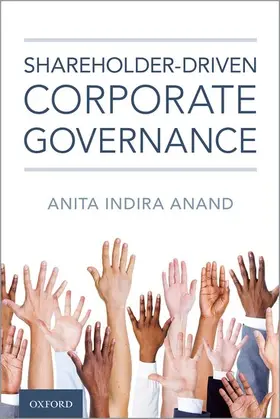 Anand |  Shareholder-Driven Corporate Governance | Buch |  Sack Fachmedien