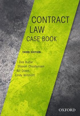 Butler / Christensen / Dixon |  Contract Law Casebook | Buch |  Sack Fachmedien