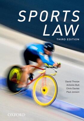 Thorpe / Buti / Davies |  Sports Law | Buch |  Sack Fachmedien
