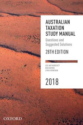 Nethercott / Devos / Gonzaga |  Australian Taxation Study Manual 2018 | Buch |  Sack Fachmedien