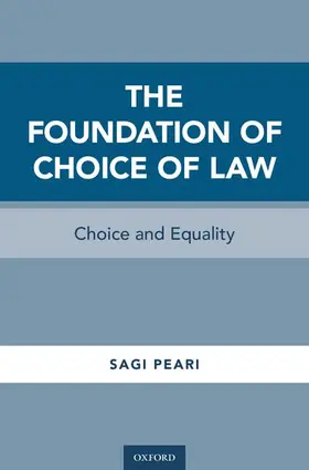 Peari |  Foundation of Choice of Law | Buch |  Sack Fachmedien