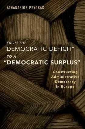 Psygkas |  From the "democratic Deficit" to a "democratic Surplus" | Buch |  Sack Fachmedien