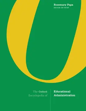  The Oxford Encyclopedia of Educational Administration | Buch |  Sack Fachmedien