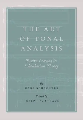 Schachter / Straus |  Art of Tonal Analysis | Buch |  Sack Fachmedien