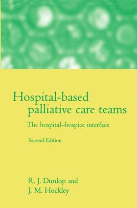 Dunlop / Hockley |  Hospital-Based Palliative Care Teams | Buch |  Sack Fachmedien