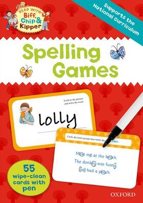Young / Hunt |  Oxford Reading Tree Read with Biff, Chip and Kipper: Spelling Games Flashcards | Buch |  Sack Fachmedien