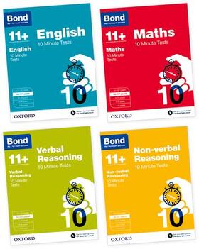 Down / Baines / Lindsay |  Bond 11+: English, Maths, Non-verbal Reasoning, Verbal Reasoning: 10 Minute Tests | Buch |  Sack Fachmedien