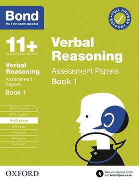  Bond 11+: Bond 11+ Verbal Reasoning Assessment Papers 9-10 years Book 1: For 11+ GL assessment and Entrance Exams | Buch |  Sack Fachmedien