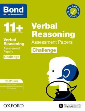 Down |  Bond 11+: Bond 11+ Verbal Reasoning Challenge Assessment Papers 10-11 years: Ready for the 2024 exam | Buch |  Sack Fachmedien
