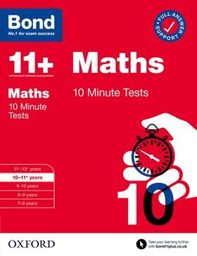 Baines |  Bond 11+: Bond 11+ 10 Minute Tests Maths 10-11 years: For 11+ GL assessment and Entrance Exams | Buch |  Sack Fachmedien