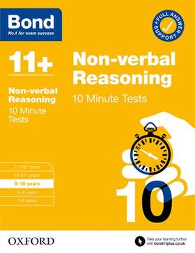 Primrose |  Bond 11+: Bond 11+ 10 Minute Tests Non-verbal Reasoning 9-10 years: For 11+ GL assessment and Entrance Exams | Buch |  Sack Fachmedien