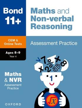 Primrose |  Bond 11+: Bond 11+ CEM Maths & Non-verbal Reasoning Assessment Papers 8-9 Years | Buch |  Sack Fachmedien