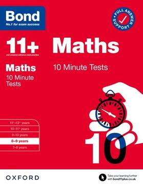 Lindsay |  Bond 11+: Bond 11+ Maths 10 Minute Tests with Answer Support 8-9 years | Buch |  Sack Fachmedien