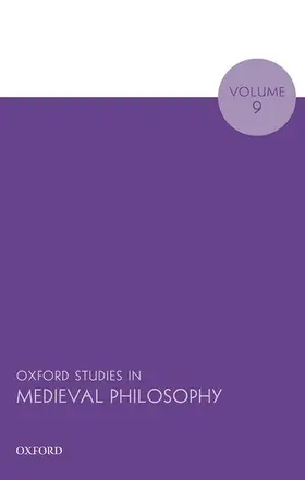 Pasnau |  Oxford Studies in Medieval Philosophy Volume 9 | Buch |  Sack Fachmedien