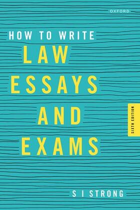 Strong |  How to Write Law Essays & Exams | Buch |  Sack Fachmedien