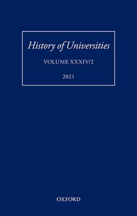 Feingold / Lepri / Facca |  History of Universities: Volume XXXIV/2 | Buch |  Sack Fachmedien