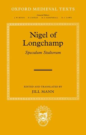 Mann |  Nigel of Longchamp, Speculum Stultorum | Buch |  Sack Fachmedien
